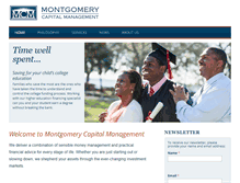 Tablet Screenshot of montgomerycap.com